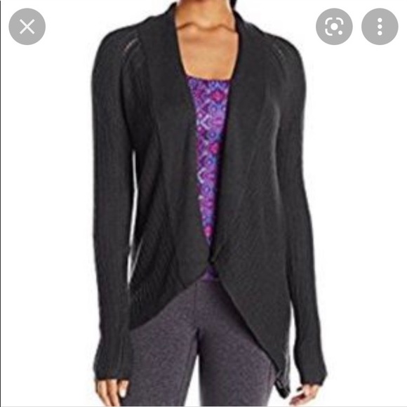 PrAna Black Diamond Back Open Cardigan - Picture 1 of 9